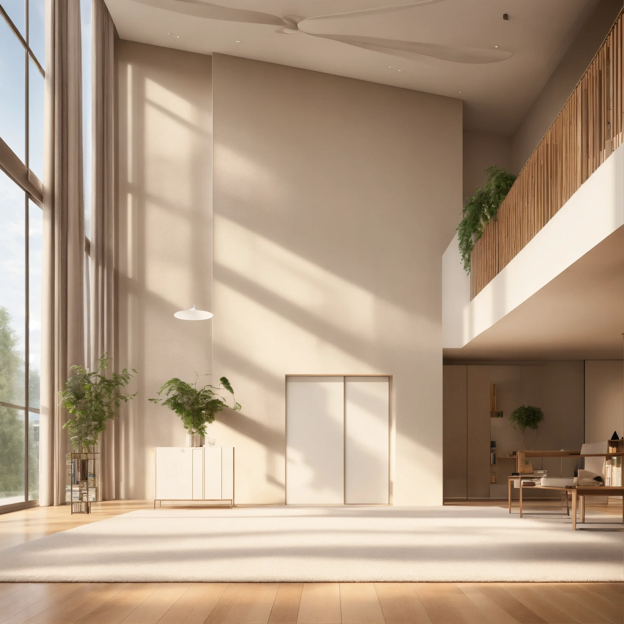 Houten eettafel met minimalistische design